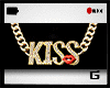 G l Kiss Gold Chain