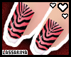 !L Red Zebra Nails