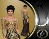 Gala Golden/Black Dress