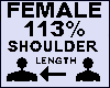 Shoulder Scaler 113% Fem