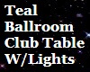 V Teal Ballroom Table 1