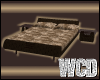 WCD mocca rattan bed