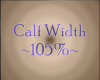 ~S Calf Width-105%-F