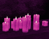 Floor Candles ~ Purple
