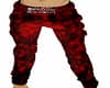 goth red pants