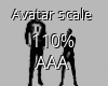 Avatar Scale 110%