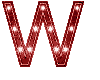 Letter W animated