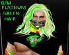 B/M/PLATNUM/GREEN/HAIR
