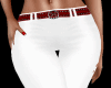 (KUK)pants cute white