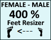 Feet Scaler 400%