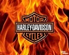 harley on fire