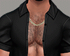 Open Black Shirt
