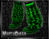 Toxic Green Rave Boots