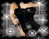 [KF] black goth corset