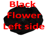 Black Hair Flower-Left