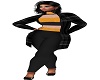 ASL Blk Plaid Couple Set