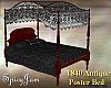 Antq 1840 Poster Bed Blk