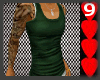 J9~Muscle Tank Green