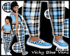 LilMiss Vicky Blue Shoes