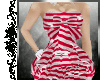 Red Sailor stripe Dress