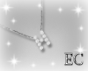 EC| H Necklace Silver