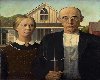 Painting by Grant Wood