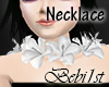 [Bebi] H Necklace ~white