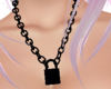 Black Lock Necklace