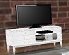 White Wood TV Stand / TV