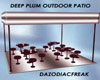 Deep Plum Outdoor Patio