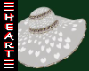 Model Hat Dyed Straw Wht