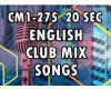 English Mix Club Songs