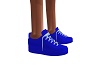 blue sneaker