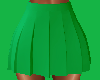 Kids Pleated Green Skirt