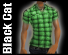 Green Check Polo Shirt