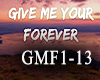 Give Me Your Forever
