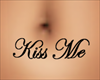 SL Kiss Me tummy tattoo
