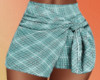Mint Plaid Skirt