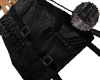 ! Black Leather Hand Bag