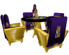 LSU club table and chair