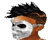 Skull mask+tribal hair