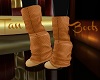 Biege fall boots