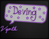 ~V~ deving head sign