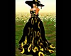 Gown Black Sunflower