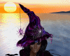 Hat Witch Purple Spider