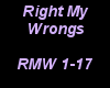 Right My Wrongs