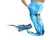 bluish mermaid tail