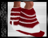 CE Red & White Fur Boots