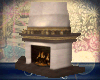 Regal wedding fireplace