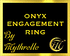 ONYX ENGAGEMENT RING
